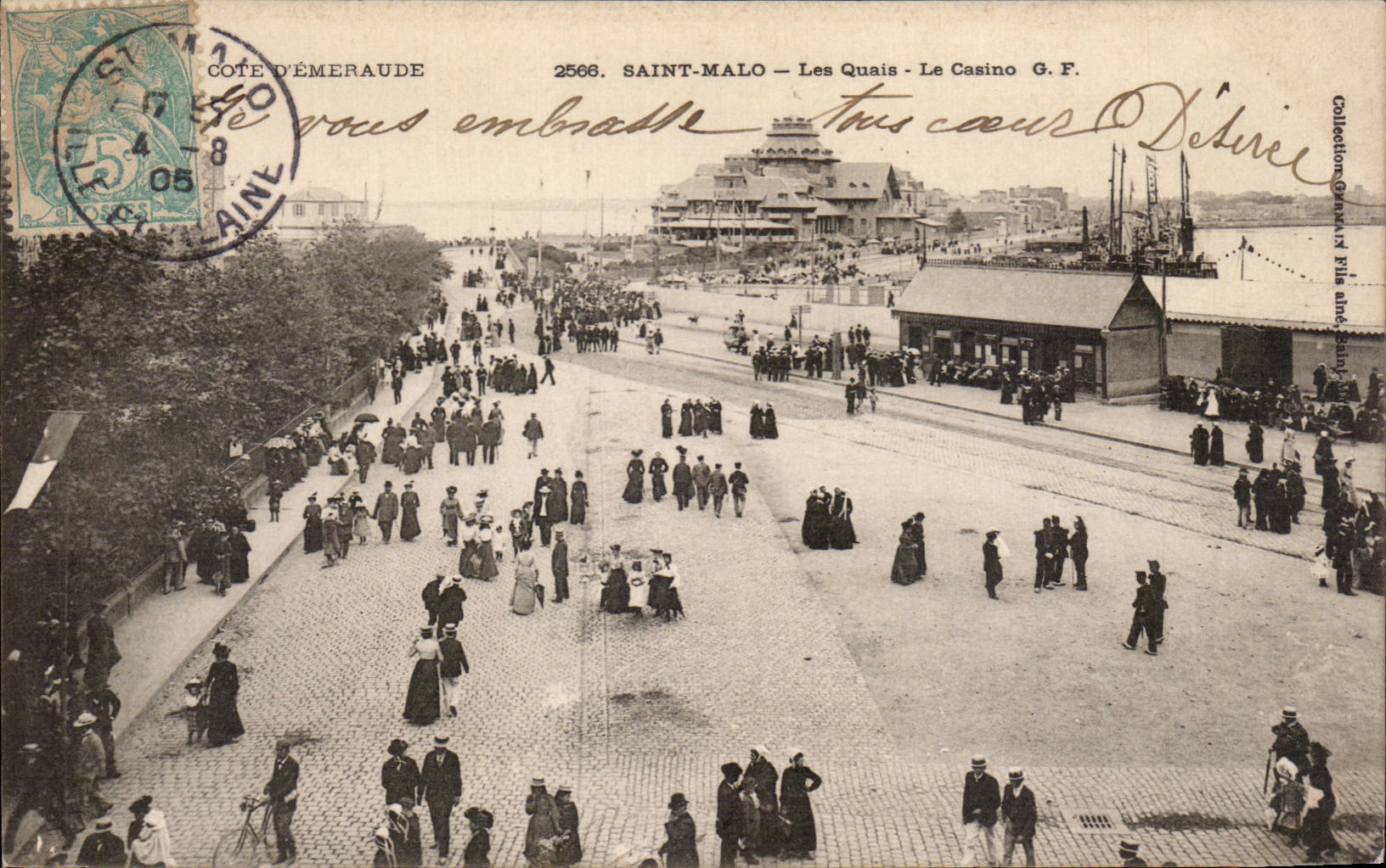 Saint-Malo — Les Quais - Le Casino G.F. — Cote d'Émeraude