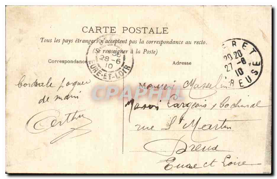 La Courtine (Creuse) — Mess et camp des officiers — Éditeur inconnu, n° 833 — Reverso