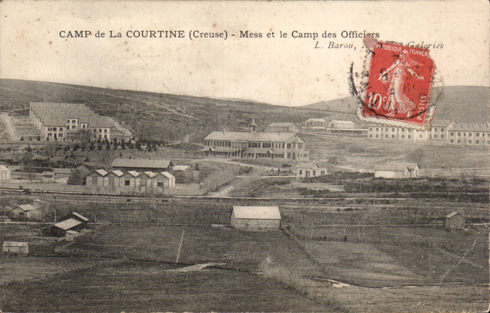 CPA Camp de la Courtine Mess et camp des officiers