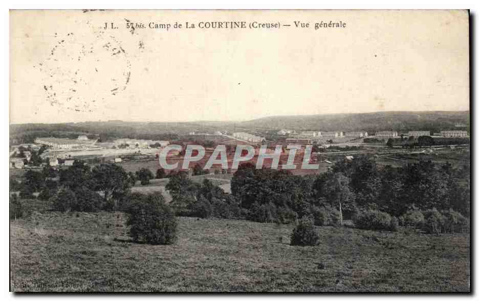 Camp de La COURTINE (Creuse) — Vue générale — J.L. 57bis