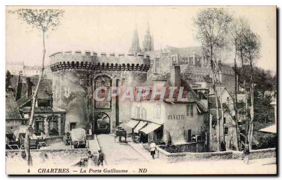 CPA Chartres La porte Guillaume 