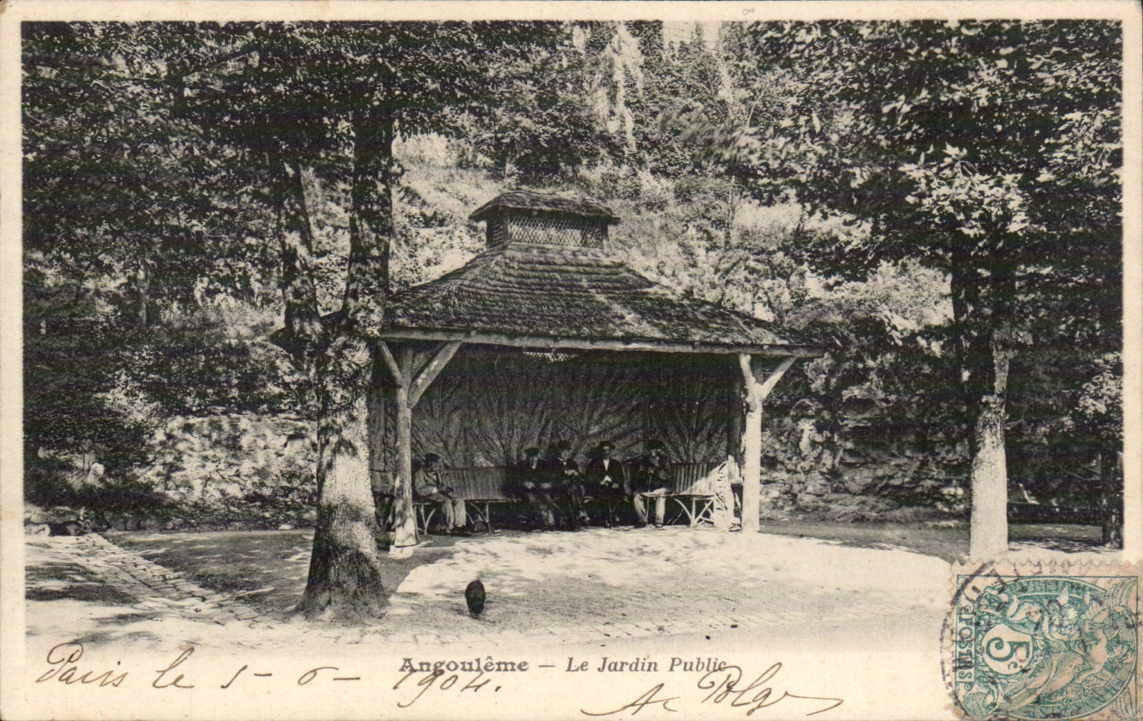 Angoulême — Le Jardin Public — Éditeur : A. Blay