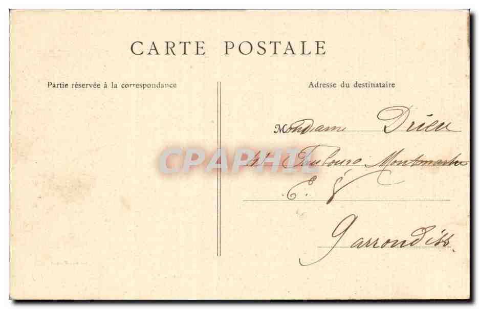 Angoulême — Le Jardin Public — Éditeur : A. Blay — Rückseite
