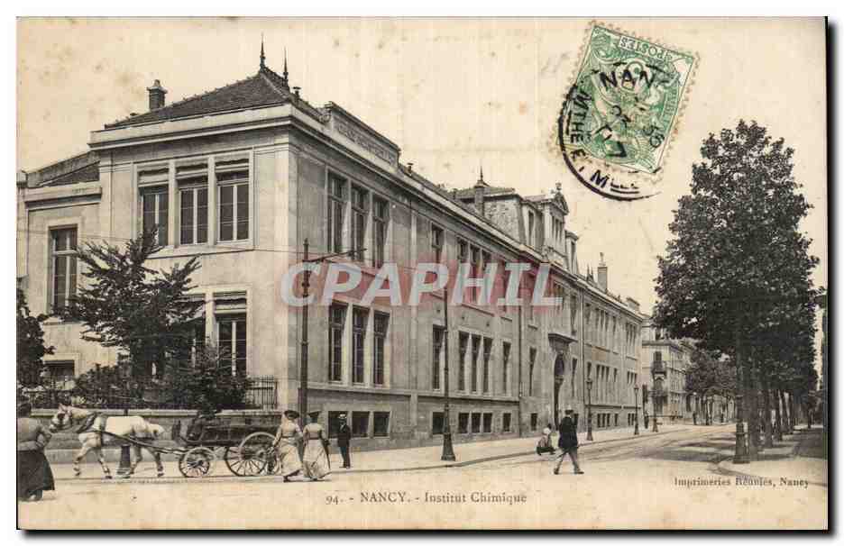NANCY - Institut Chimique — Imprimeries Réunies, Nancy, n° 94