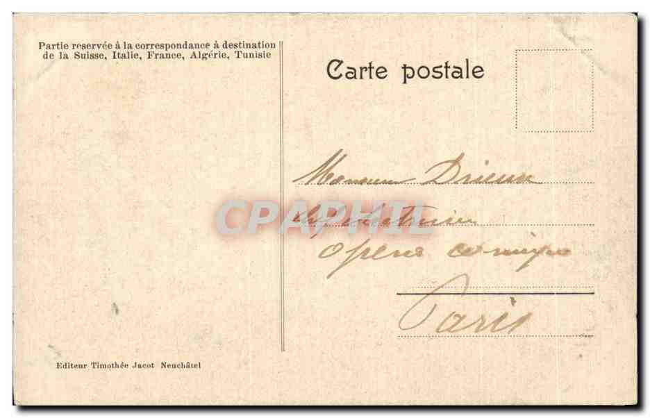 CPA Reims Salut  — Verso
