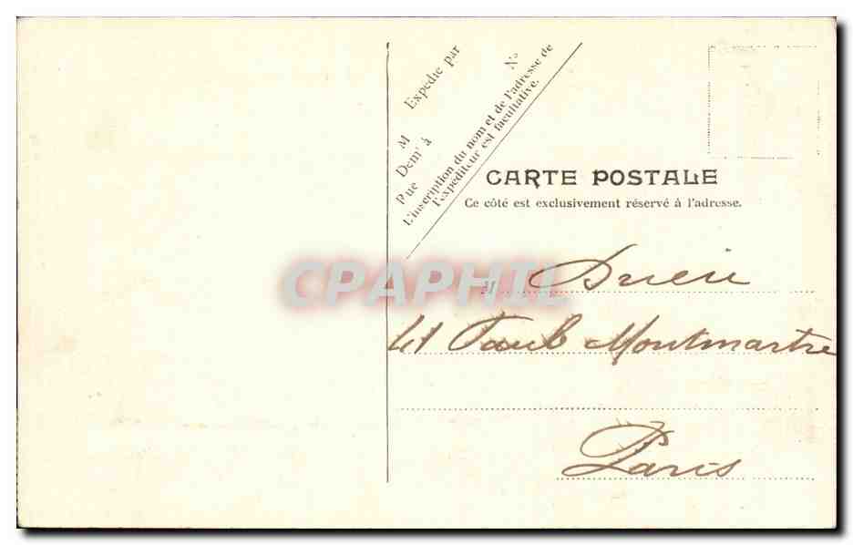 CPA Environs de Dieppe Le calvaire d'Archelles — Rückseite