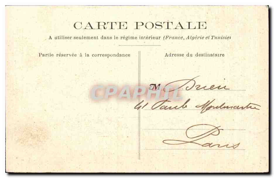 CPA Environs de Dieppe Varengeville Manoir d'Ango — Rückseite