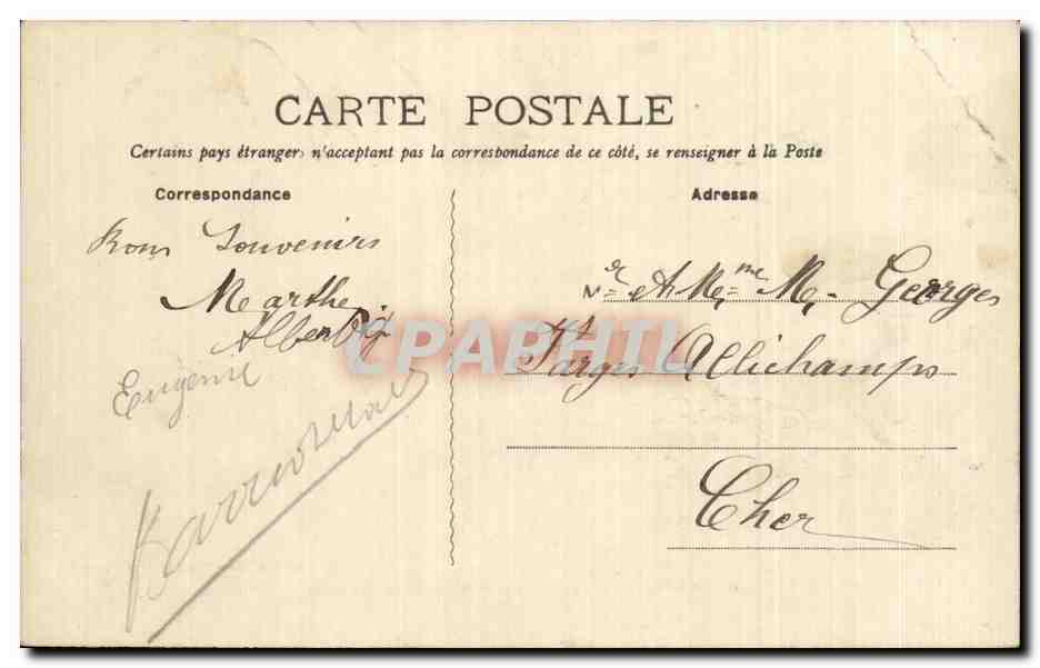 CPA Hardricourt Distillerie et boulevard Michelet — Back
