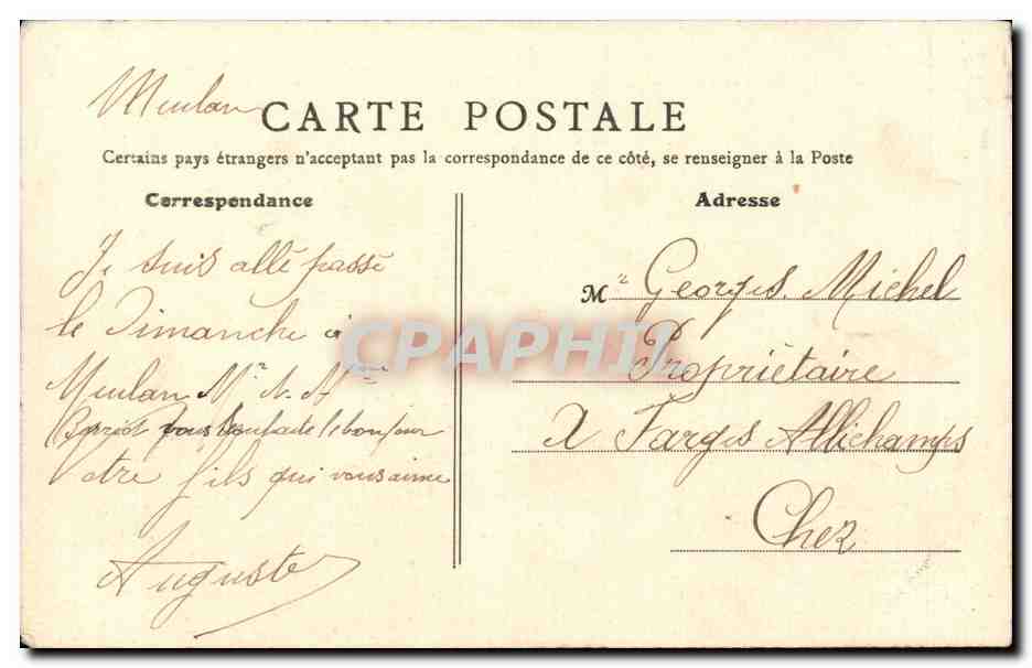 Meulan - Rue Gambetta — Hôtel Pichard — Edit. J. Klein, Meulan — Reverso