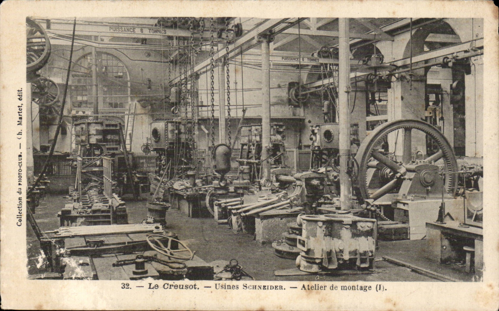 CPA Le Creusot Usines Schneider Atelier de montage