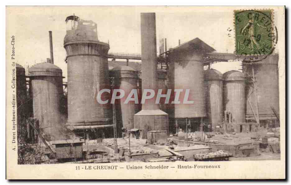 Le Creusot — Usines Schneider — Hauts-Fourneaux