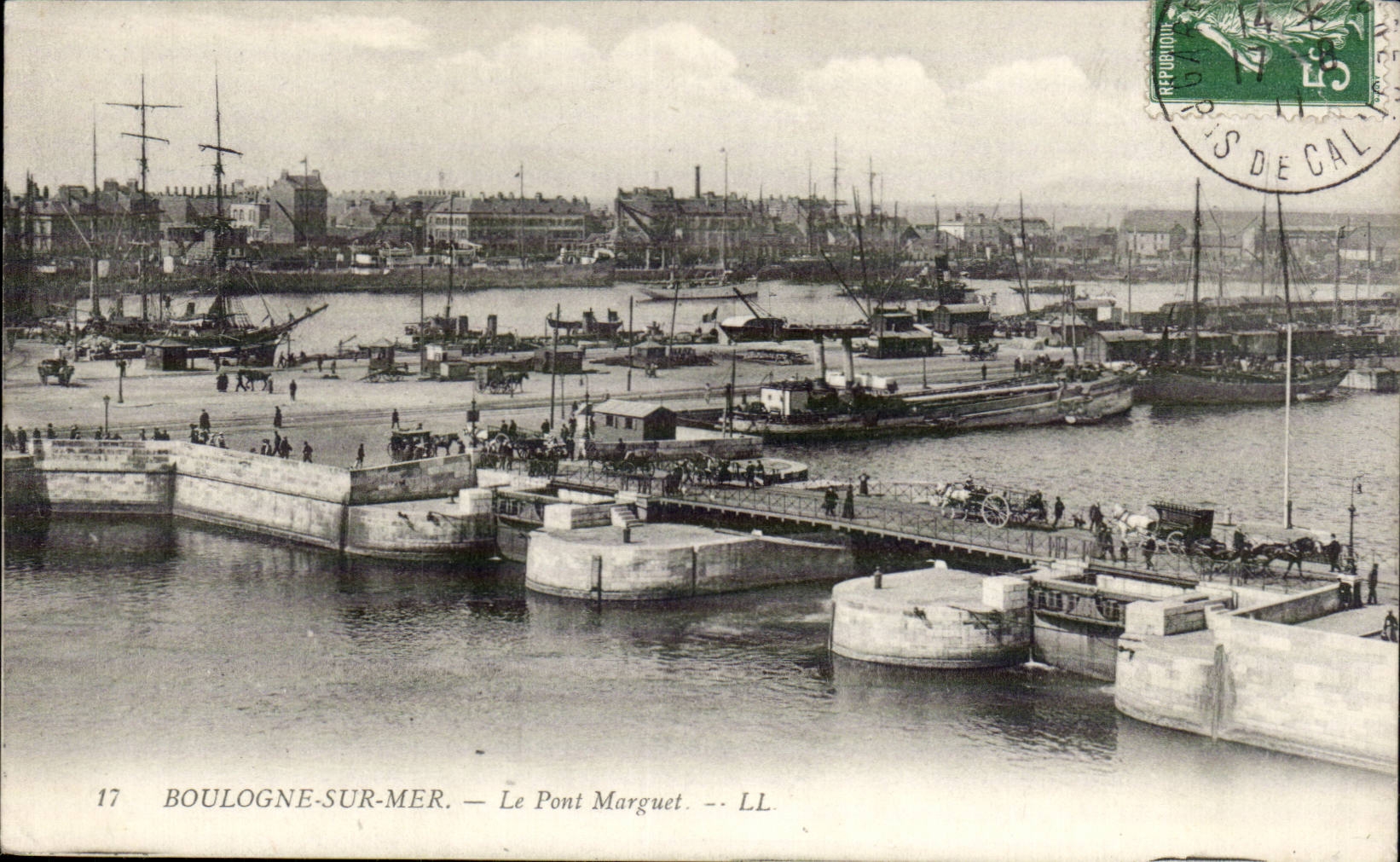 Boulogne-sur-Mer — Le Pont Marguet — LL. n°17