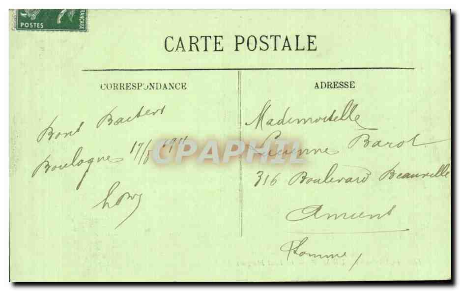 Boulogne-sur-Mer — Le Pont Marguet — LL. n°17 — Achterkant