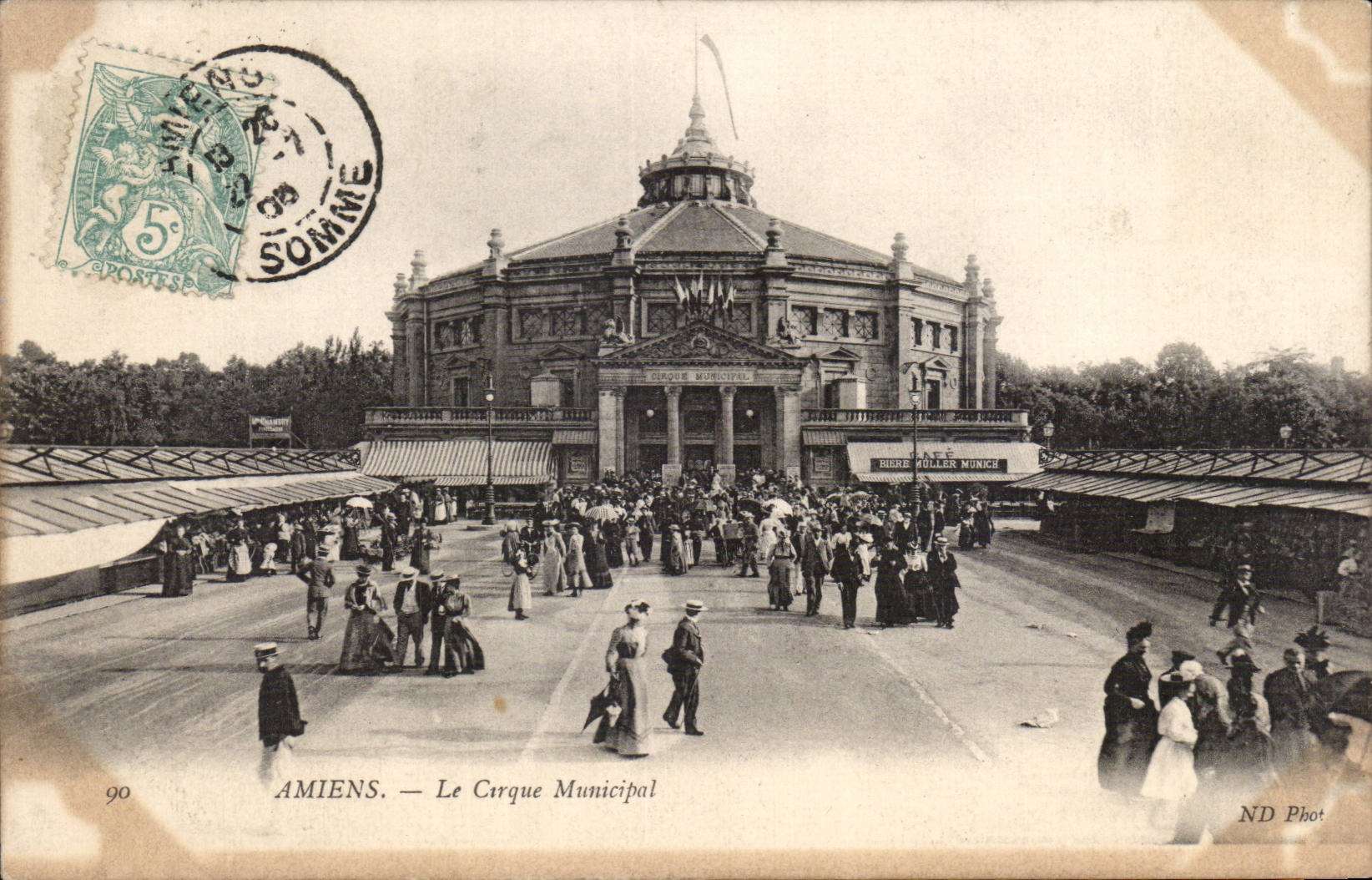 CPA Amiens Le cirque municipal