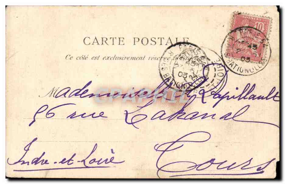 CPA Meissonnier Les ordonnances Militaria Uniforme — Verso