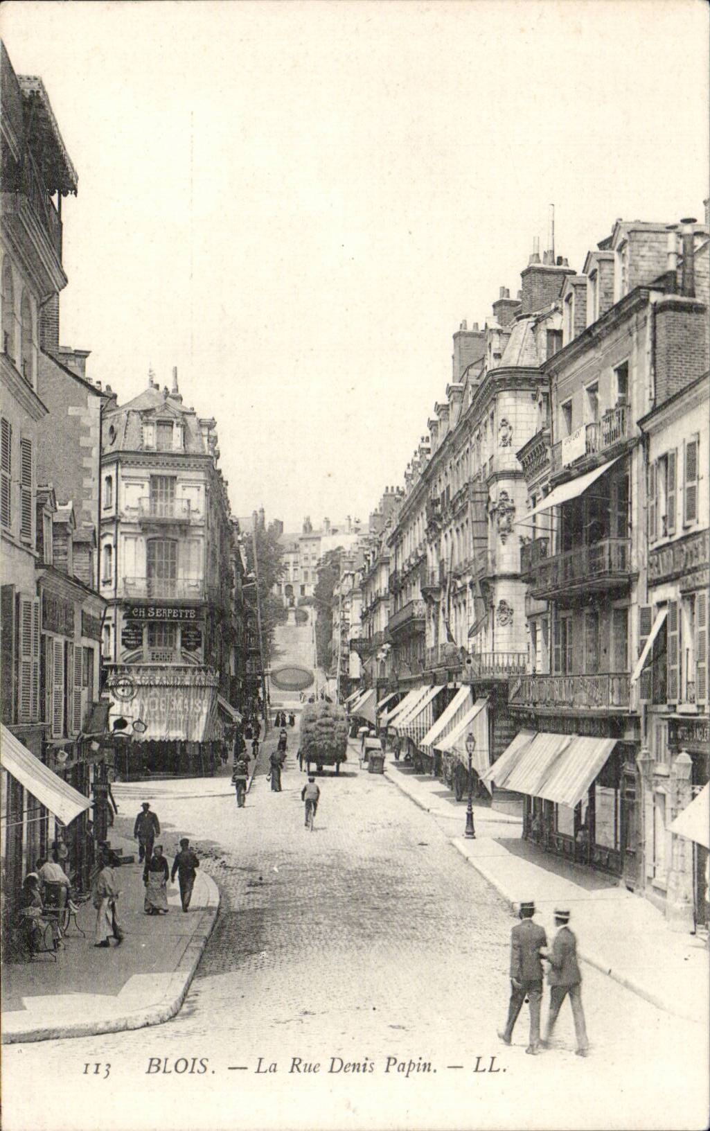 CPA Blois La Rue Denis Papin