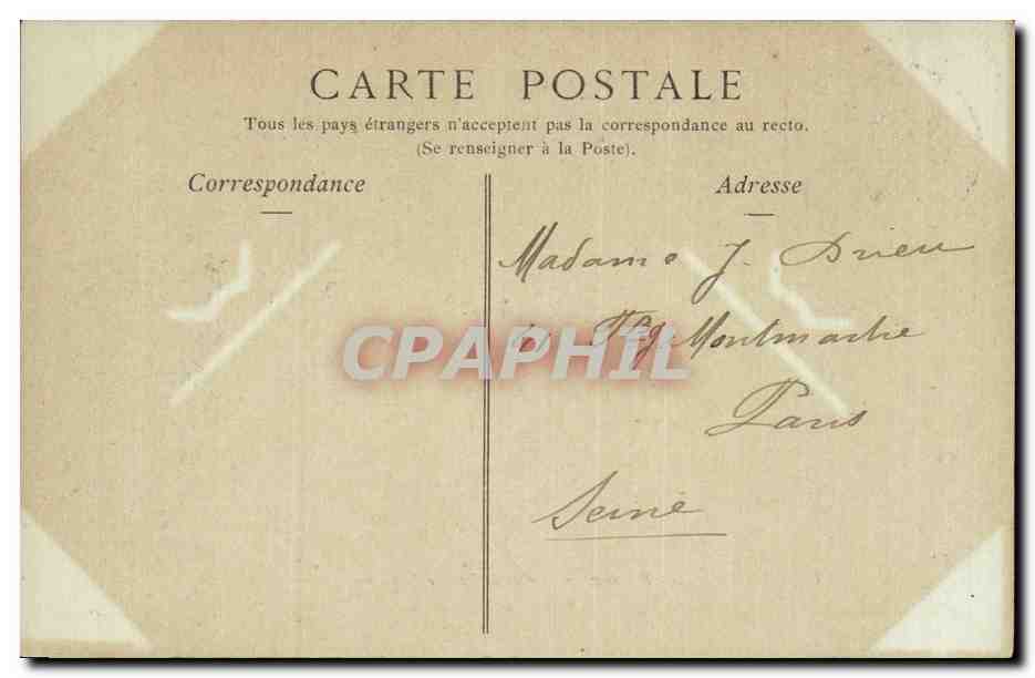 CPA Bois de Cise L'American Bar et le square Dusautey — Back