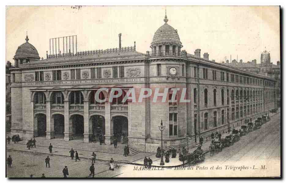 CPA Marseille Hotel des Postes et des Telegraphes 