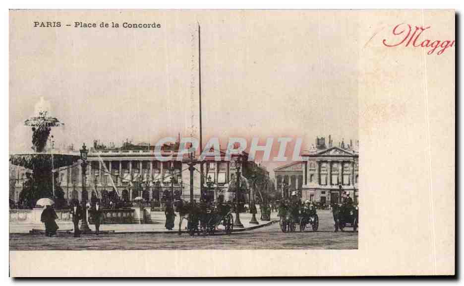 CPA Paris Place de la Concorde