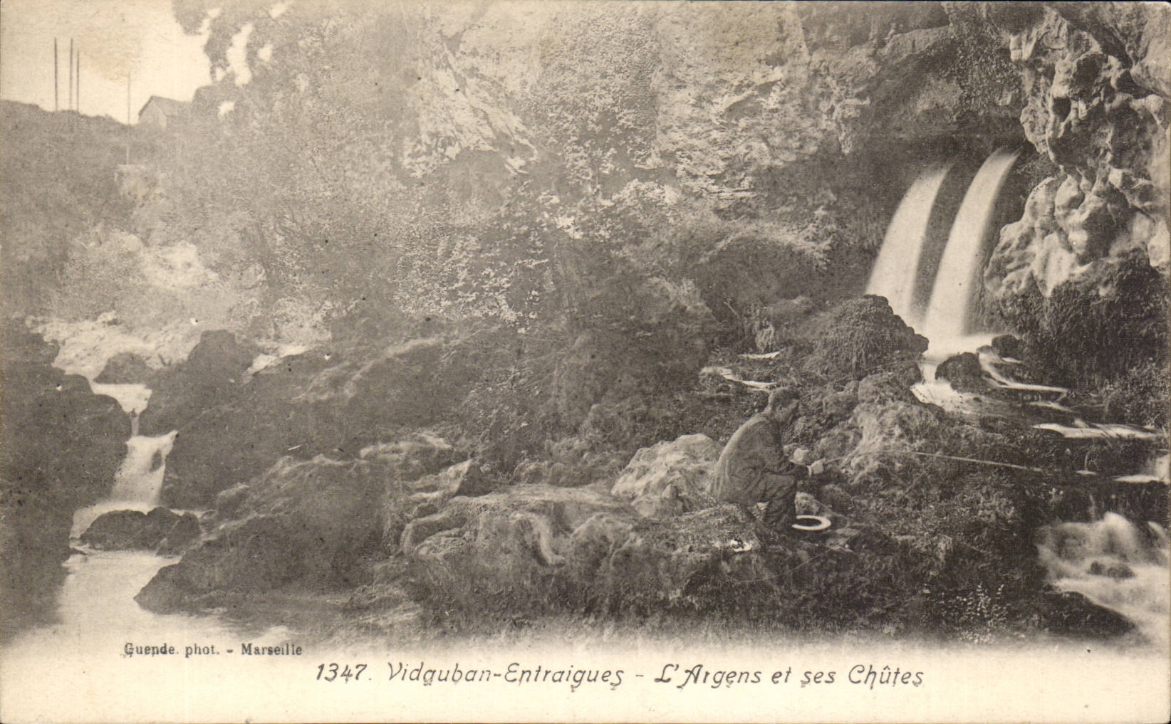 CPA Vidguban Entraigues L'Argens et ses chutes 