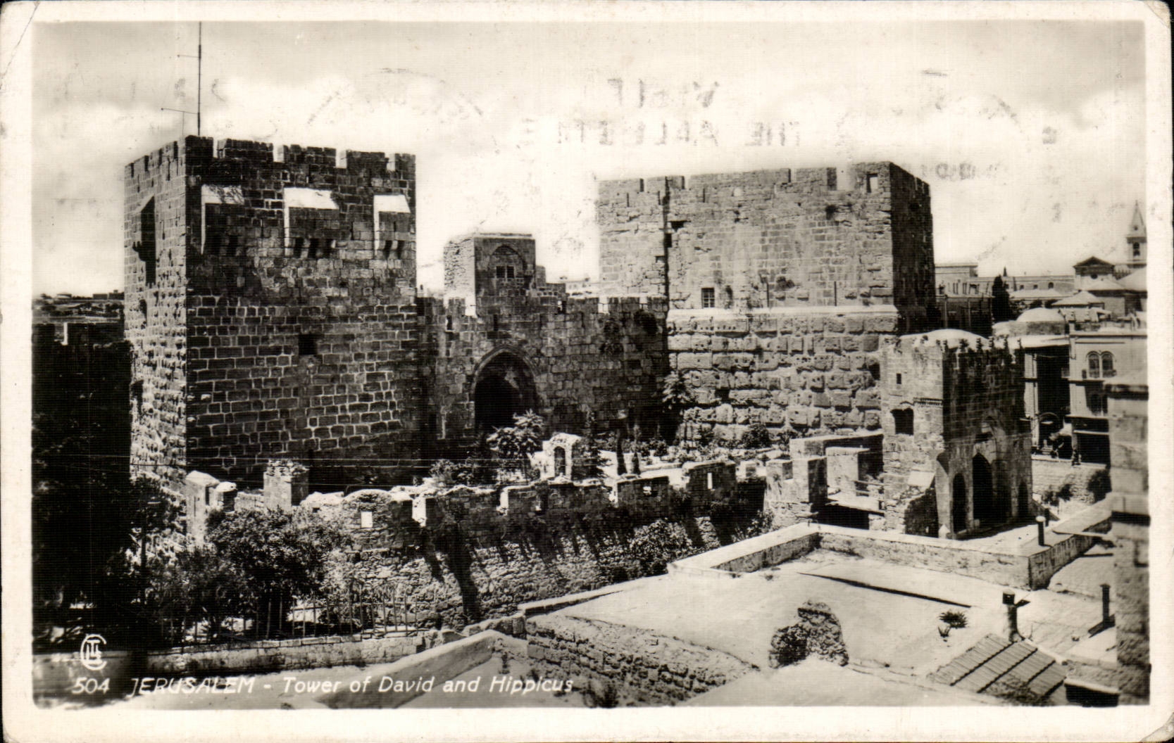 CPA Israel Jerusalem Tower of DAvid and Hippicus