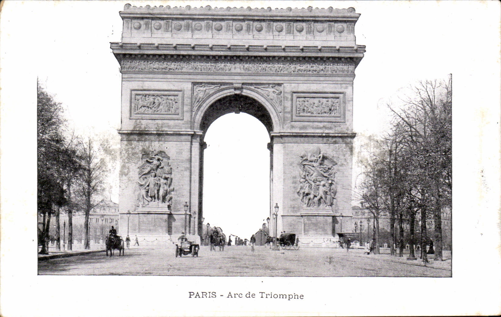 CPA Paris Arc de Triomphe 