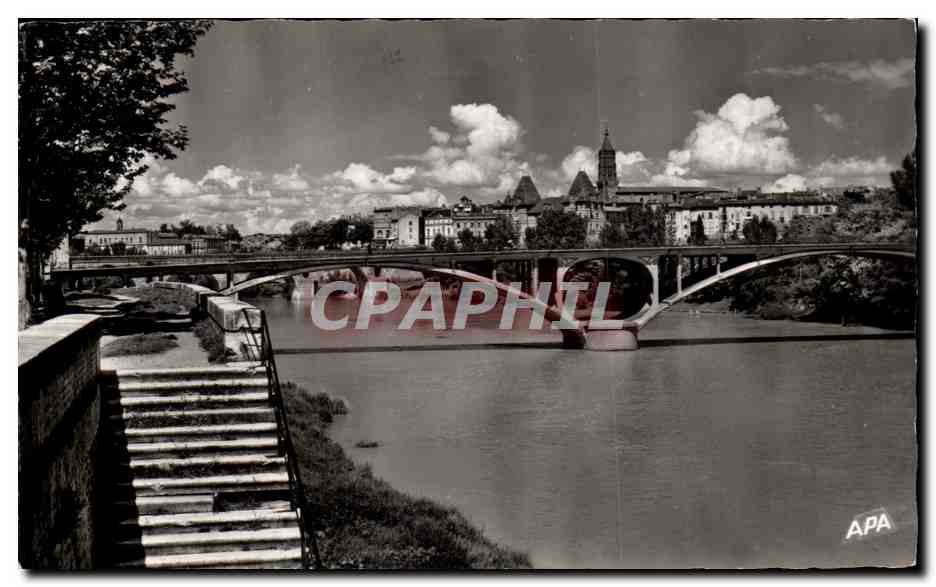 CPSM Montauban Les deux ponts