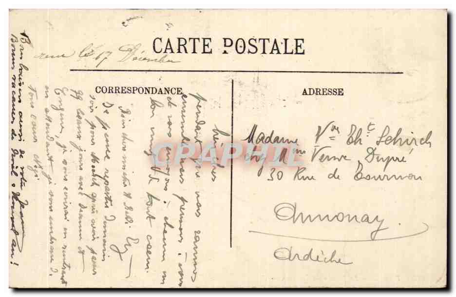 CPA Paris Le jardin du Luxembourg — Rückseite