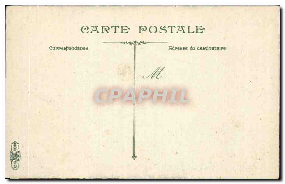 CPA Paris Porte St Denis — Rückseite