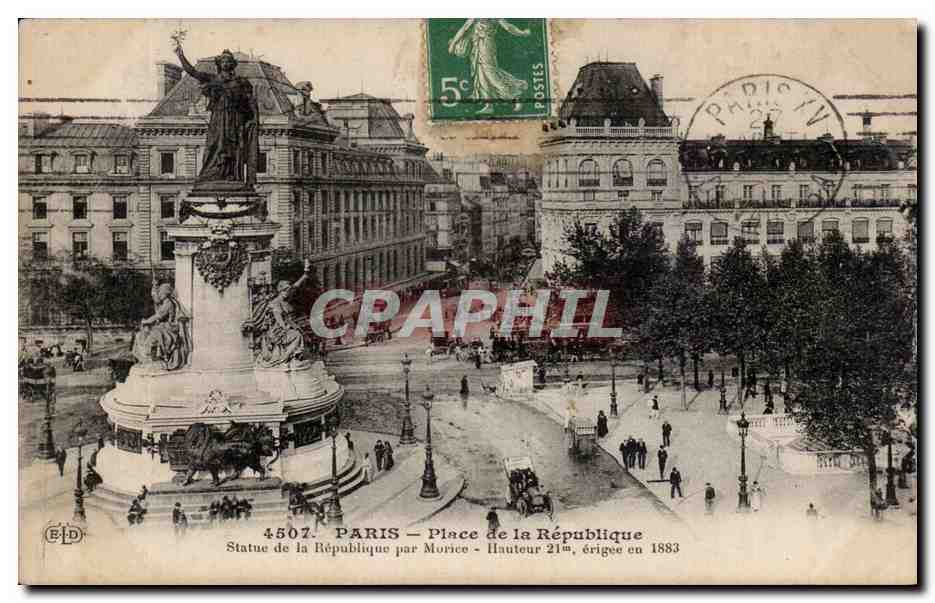 CPA Paris place de la Republique