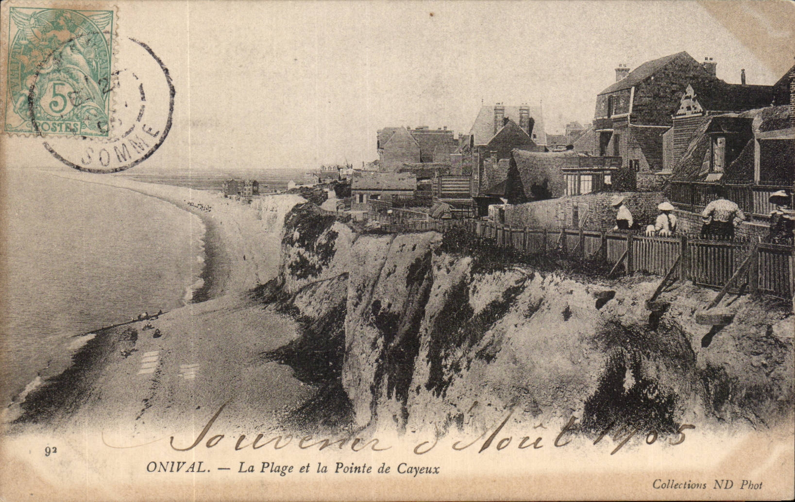 CPA Onival La plage et la pointe de Cayeux