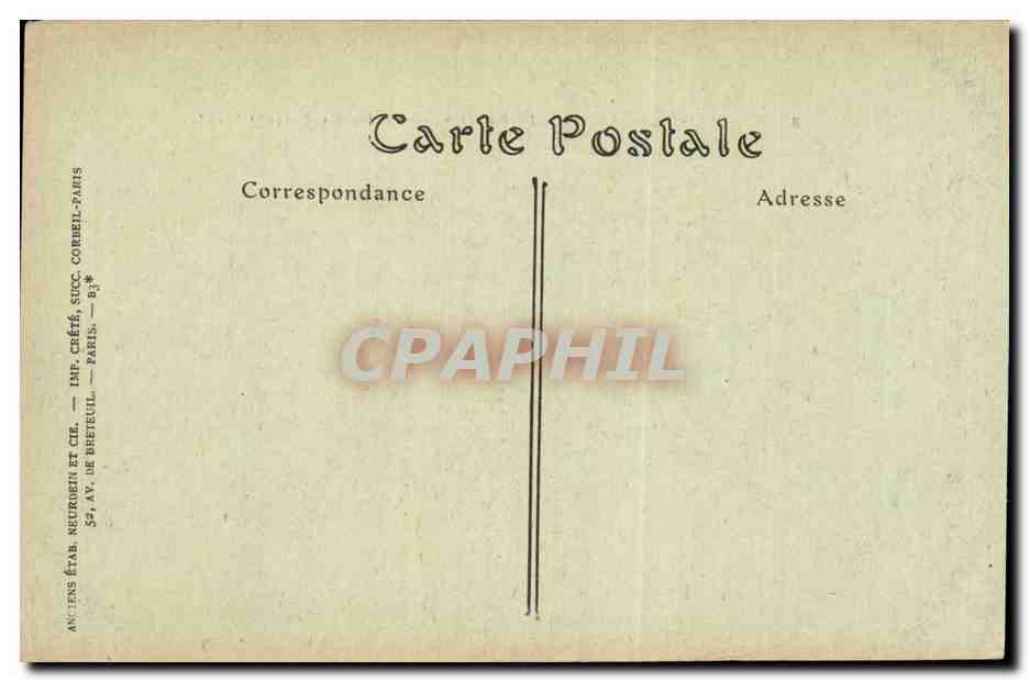 Bourges — Le Palais Jacques-Cœur — Imp. Céret, Paris — Reverso