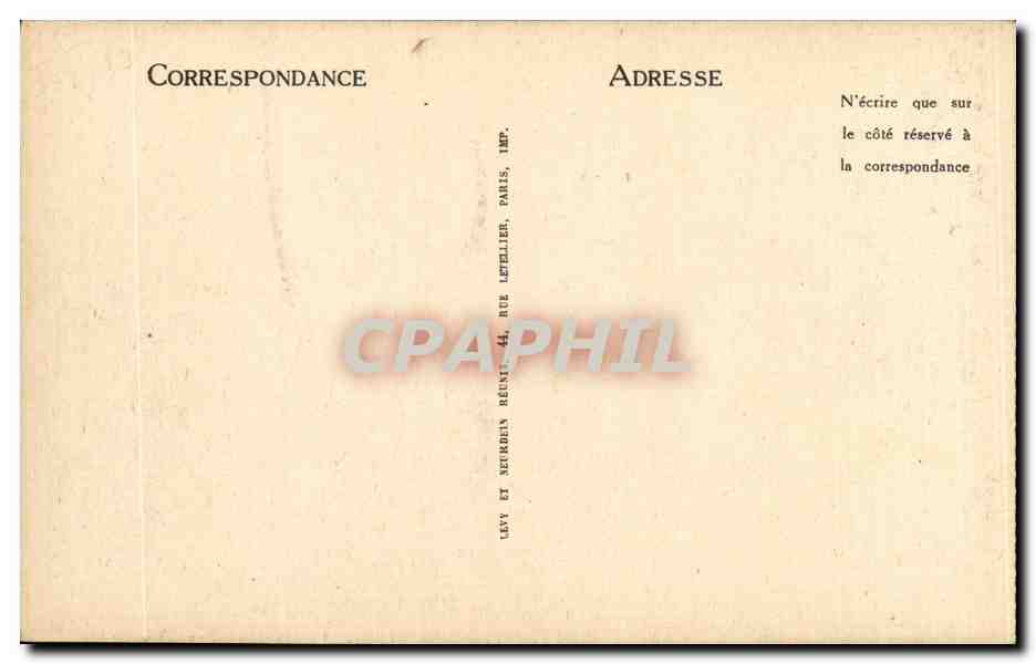 CPA Bourges Ancien hotel de ville — Verso