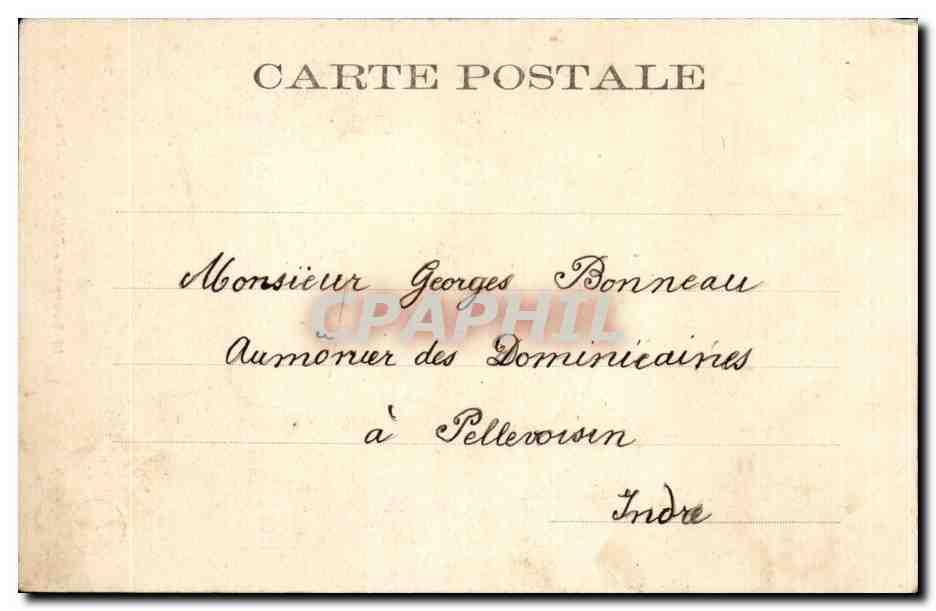 CPA Bourges Cathedrale portail Sud  — Rückseite