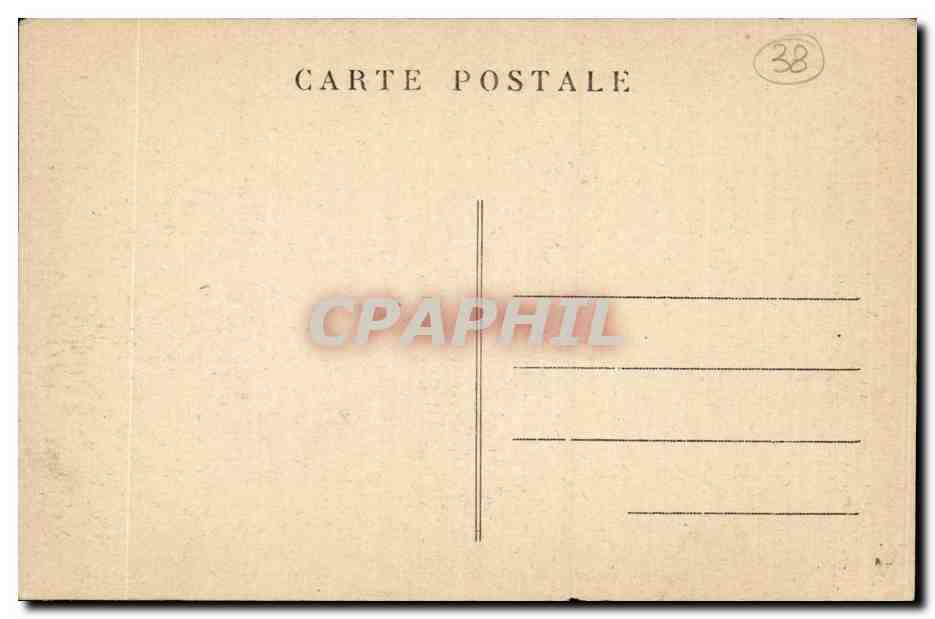 CPA Dauphine Sassenage Interieur des cuves La cheminee du diable  — Back