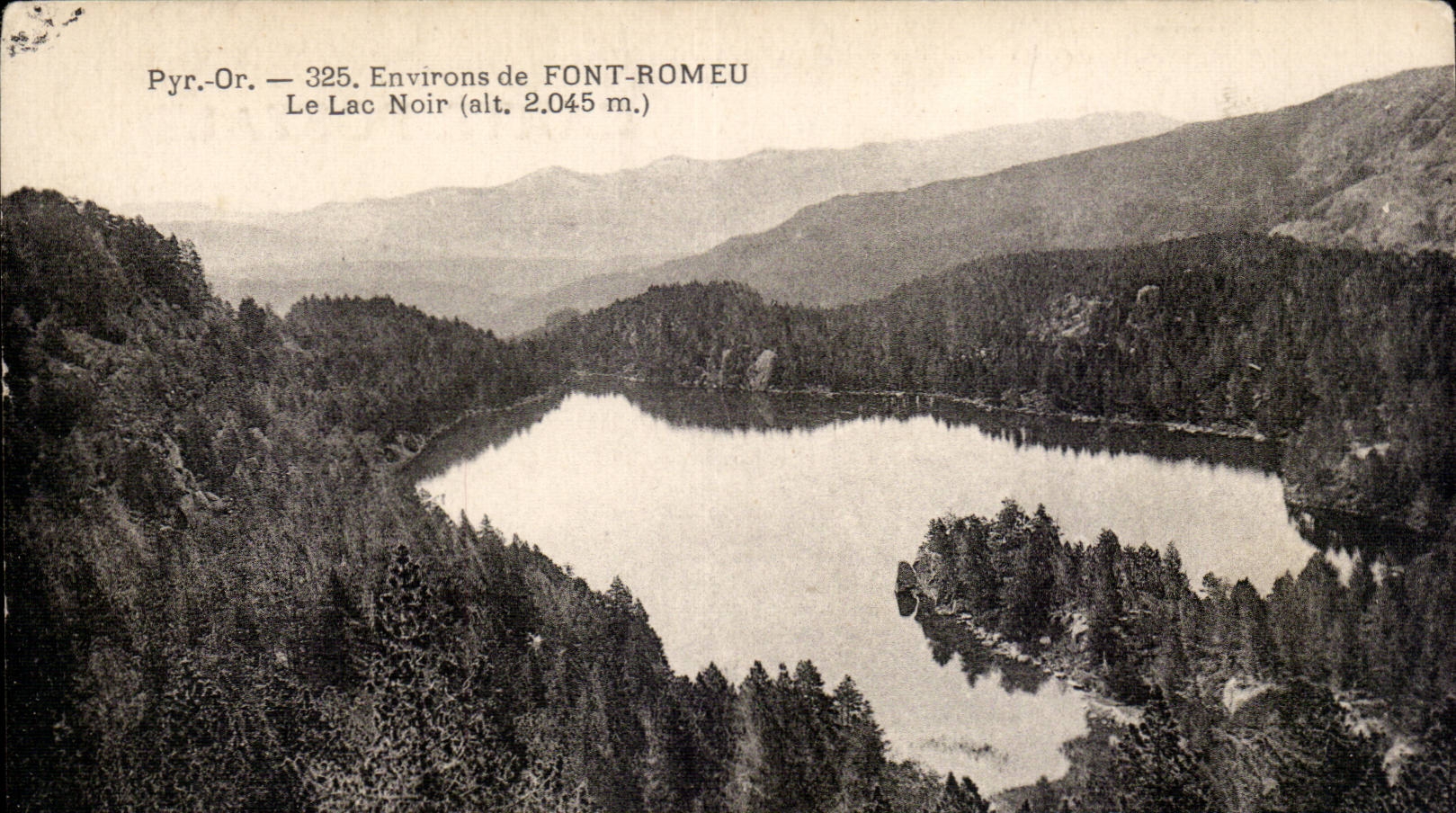 CPA Environs de Font Romeu Le Lac noir 