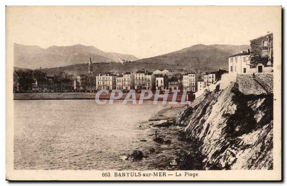 CPA Banyuls sur Mer La plage 