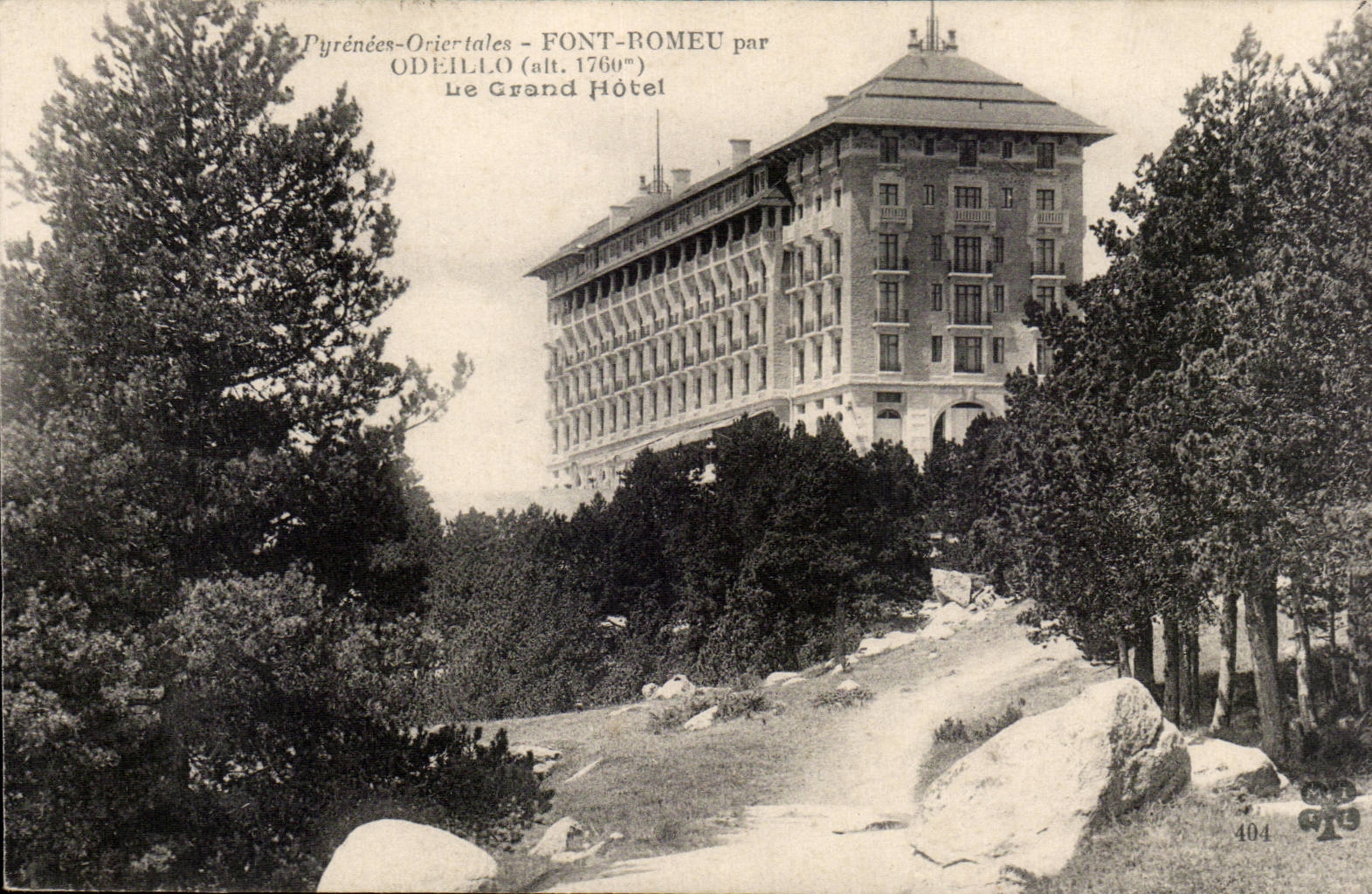 CPA Font Romeu Le grand hotel