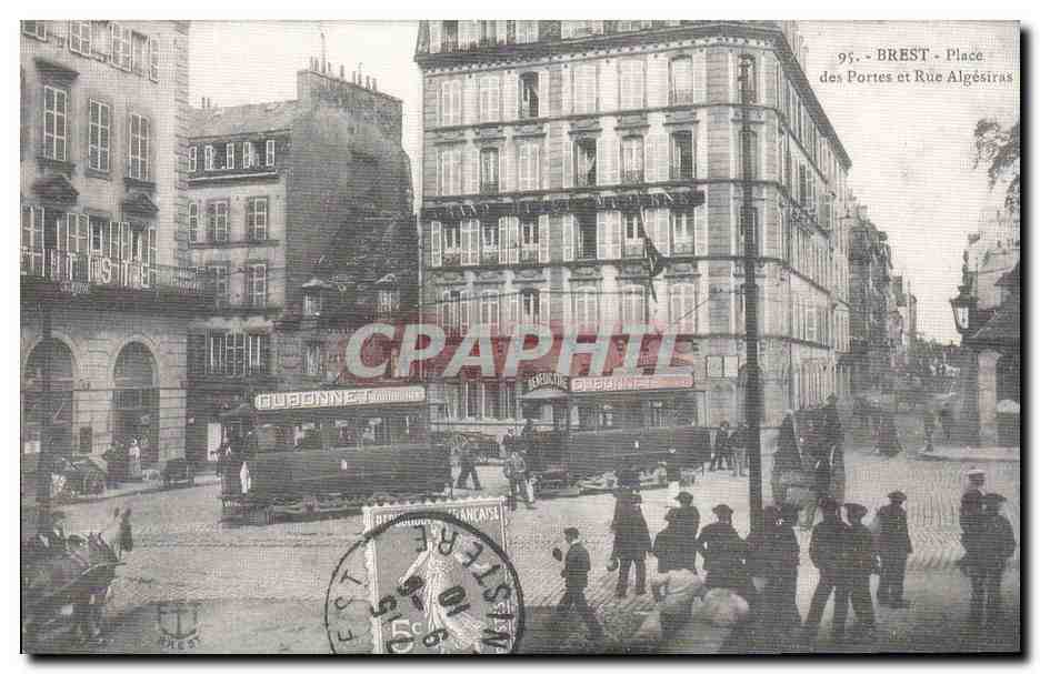 REPRO Brest Place des Portes et rue Algesiras