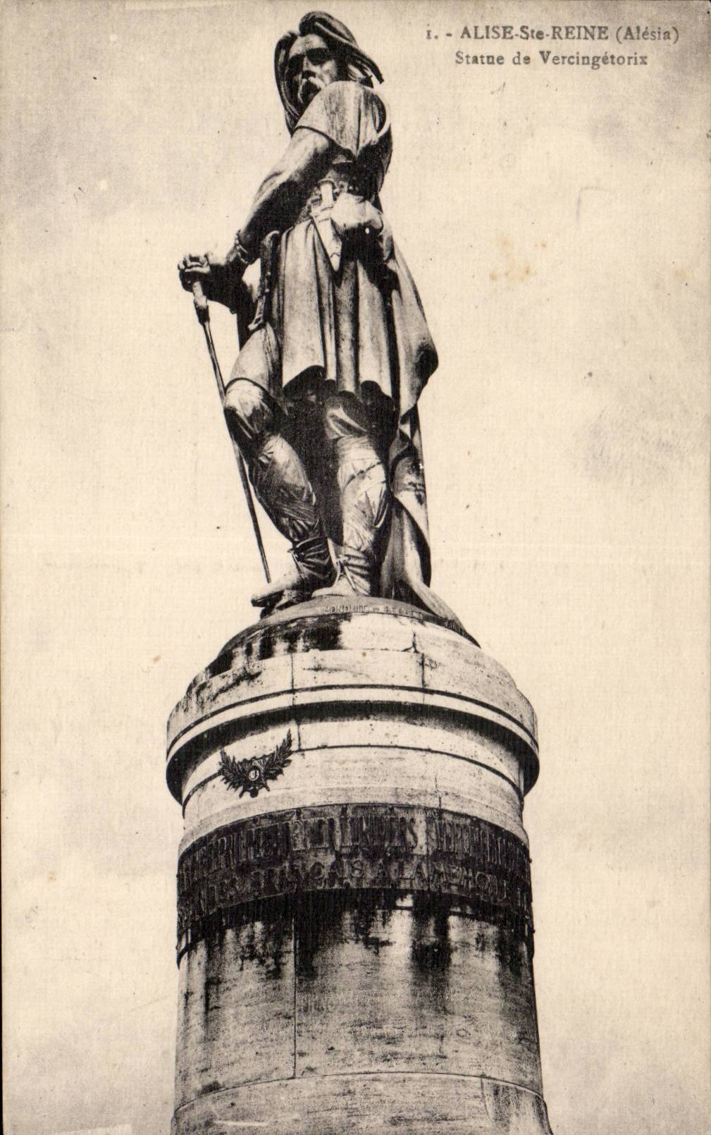 CPA Alise Ste REine Statue de Vercingetorix