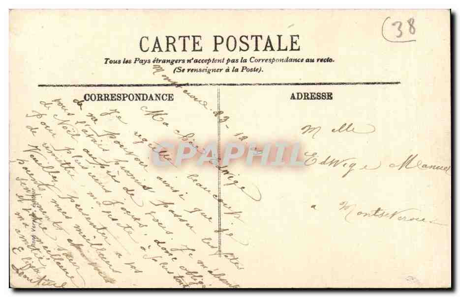 CPA Vienne Vue generale prise de coupe Jarret — Rückseite