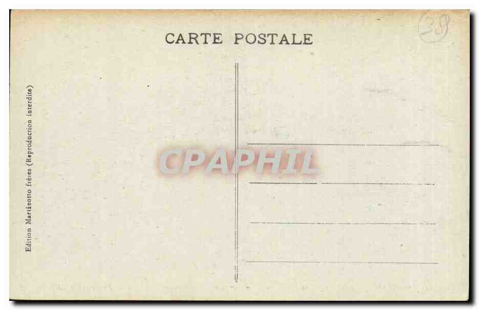 CPA Grenoble La crypte de St laurent Le plus vieux monument religieux de France — Rückseite