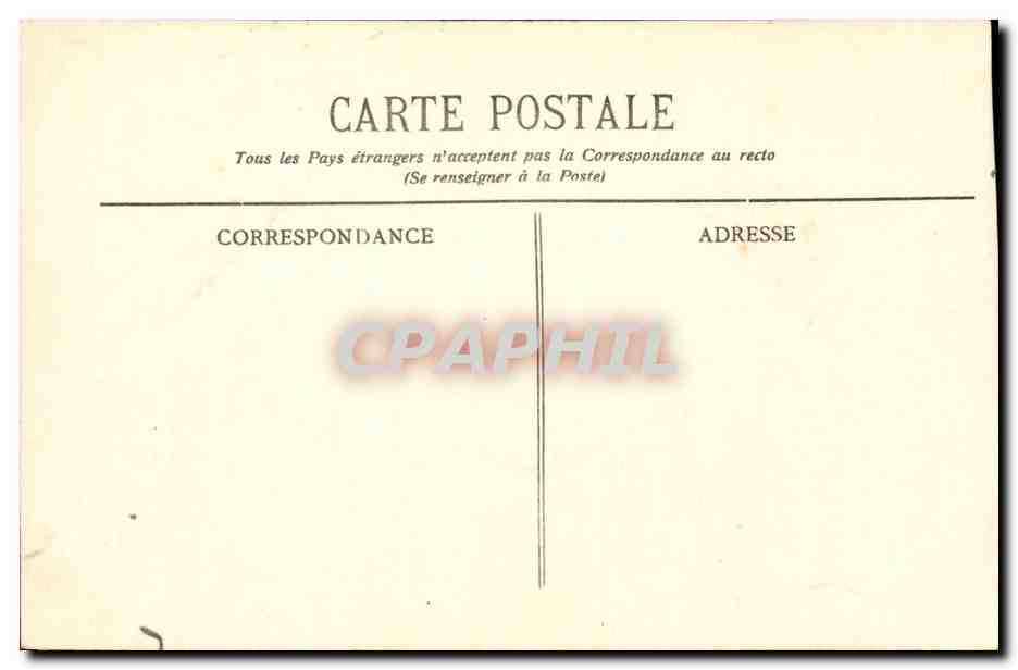 CPA Bordeaux La cathedrale et la Tour Pey Berland — Verso