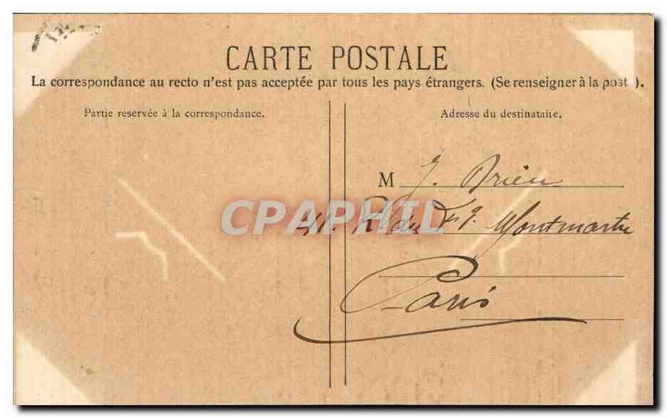 CPA Bordeaux La fleche Saint Michel — Verso