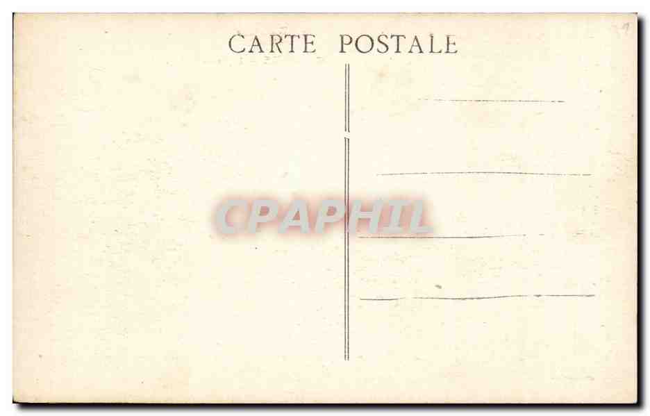 CPA Bordeaux Le palais Gallein  — Verso