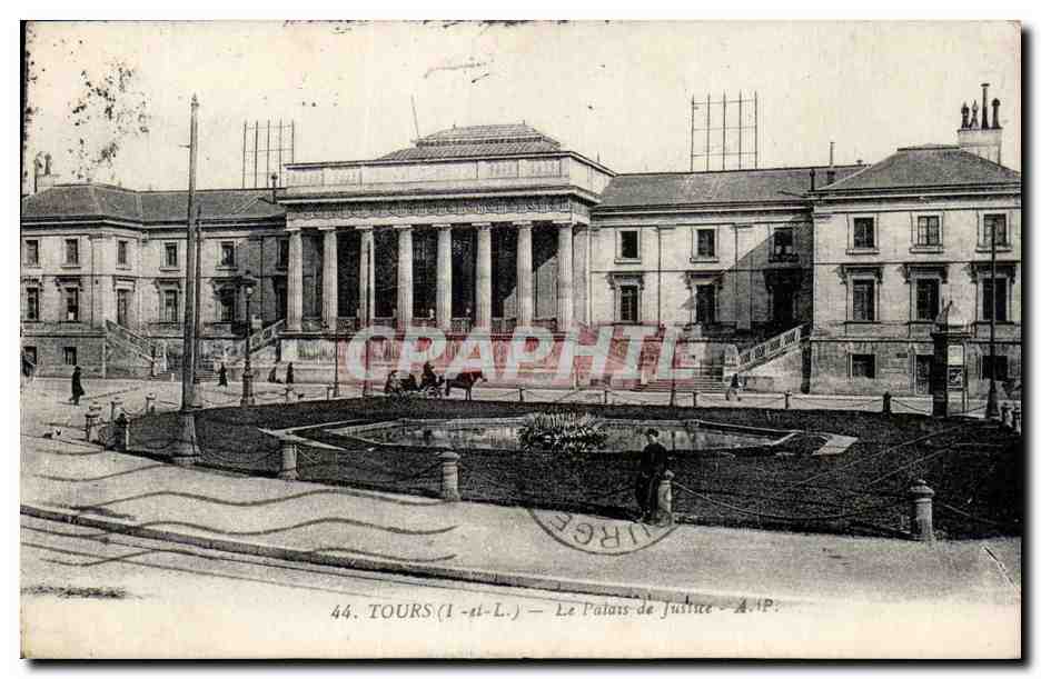 CPA Tours Le Palais de justice
