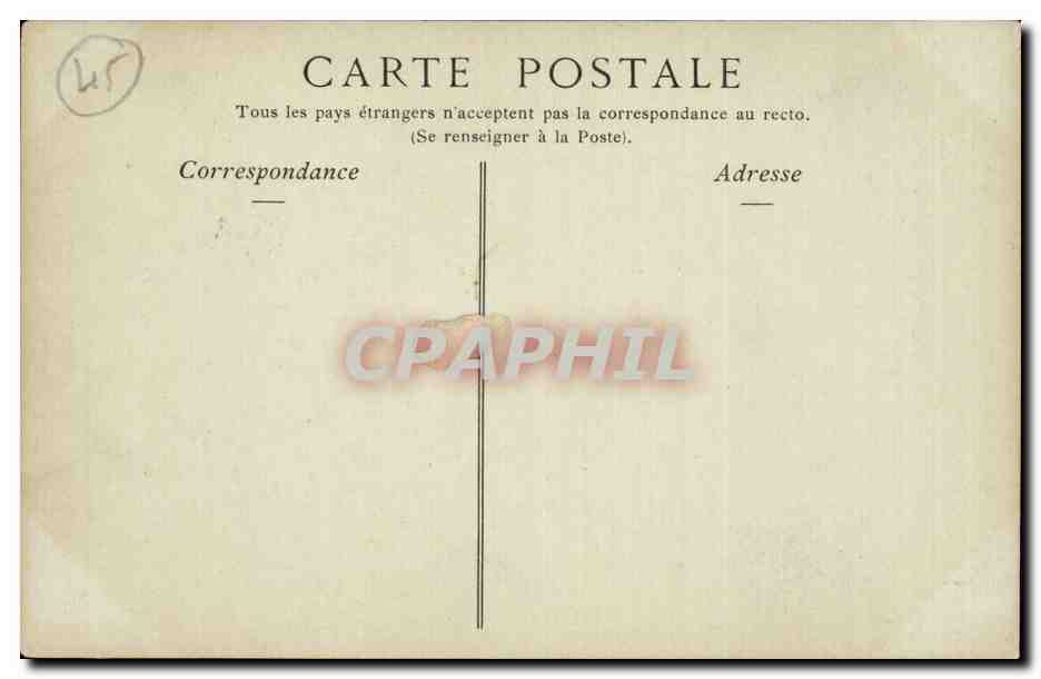 CPA Orleans L'abside de la cathedrale  — Verso