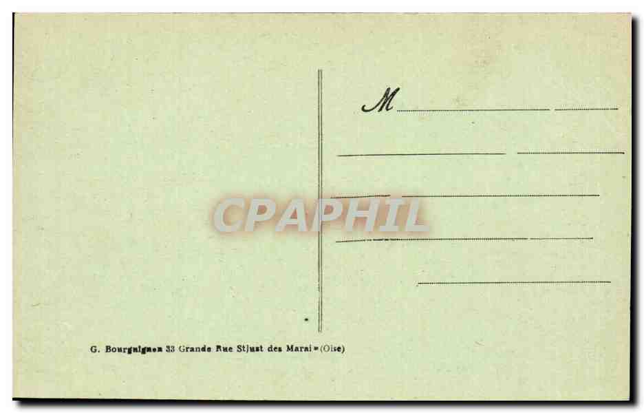 CPA Beauvais Portail de la cathedrale et les tours du palais de justice — Verso