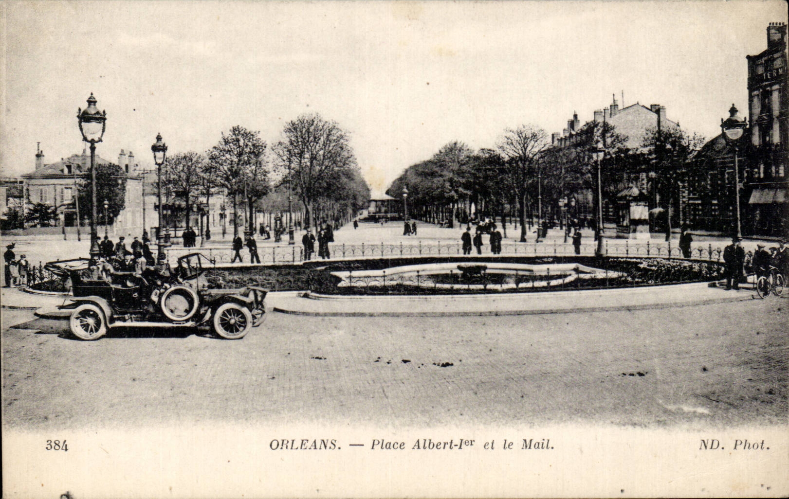CPA Orleans Place Albert 1er et le Mail
