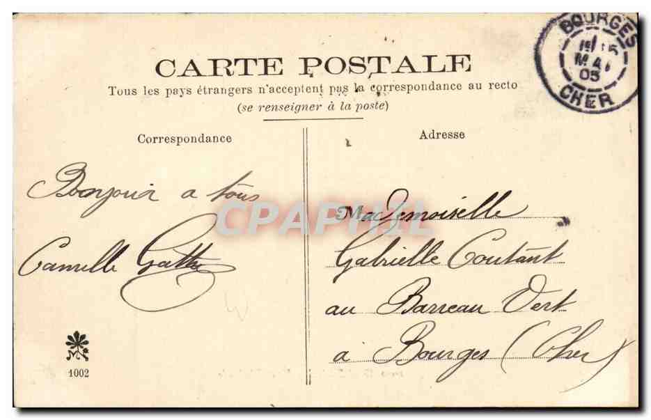 CPA Orleans Vue generale — Verso